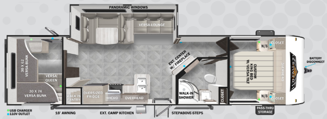 View 2024 Forest River Wildwood 29VBUD complete specs and manufacturer brochures