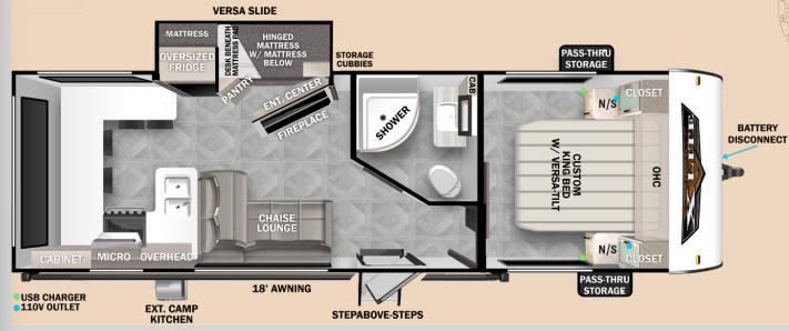 View 2024 Forest River Wildwood X-Lite 24VIEW complete specs and manufacturer brochures
