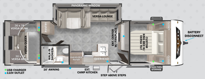 View 2024 Forest River Wildwood X-Lite 28VBXL complete specs and manufacturer brochures