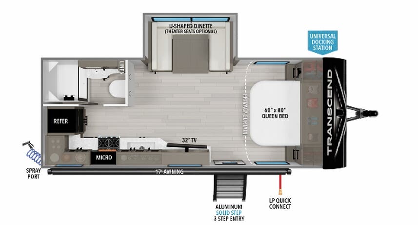 View 2024 Grand Design Transcend Xplor 200MK complete specs and manufacturer brochures