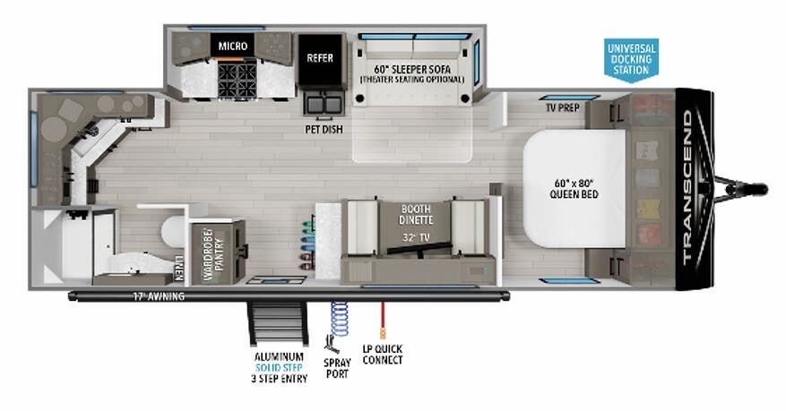 View 2024 Grand Design Transcend Xplor 240ML complete specs and manufacturer brochures