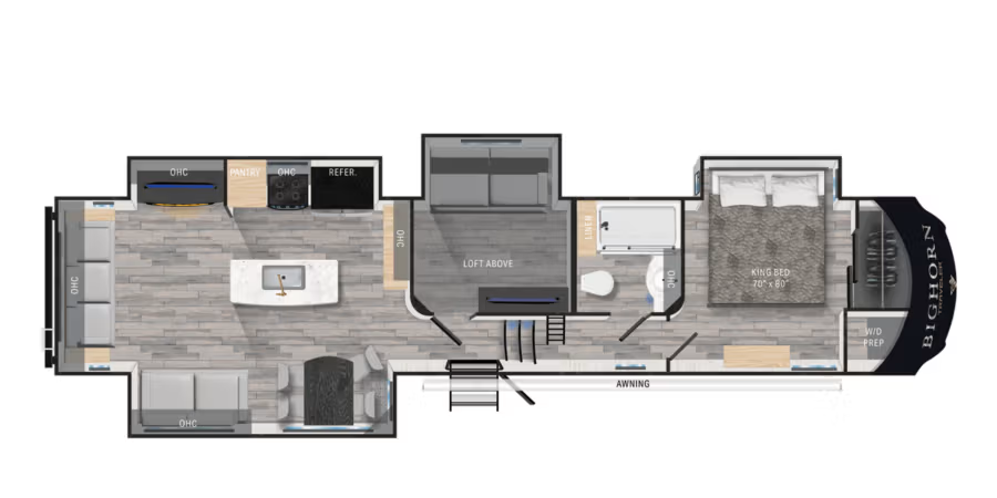 View 2024 Heartland Bighorn Traveler 39MB complete specs and manufacturer brochures