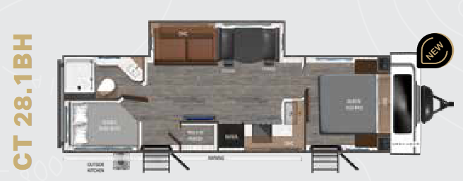 View 2024 Heartland Corterra CT28.1BH complete specs and manufacturer brochures