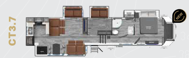 View 2024 Heartland Corterra CT3.7 complete specs and manufacturer brochures