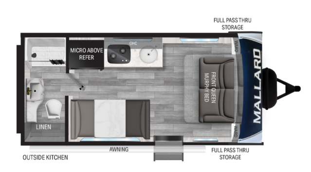 View 2024 Heartland Mallard Pathfinder P18CRB complete specs and manufacturer brochures