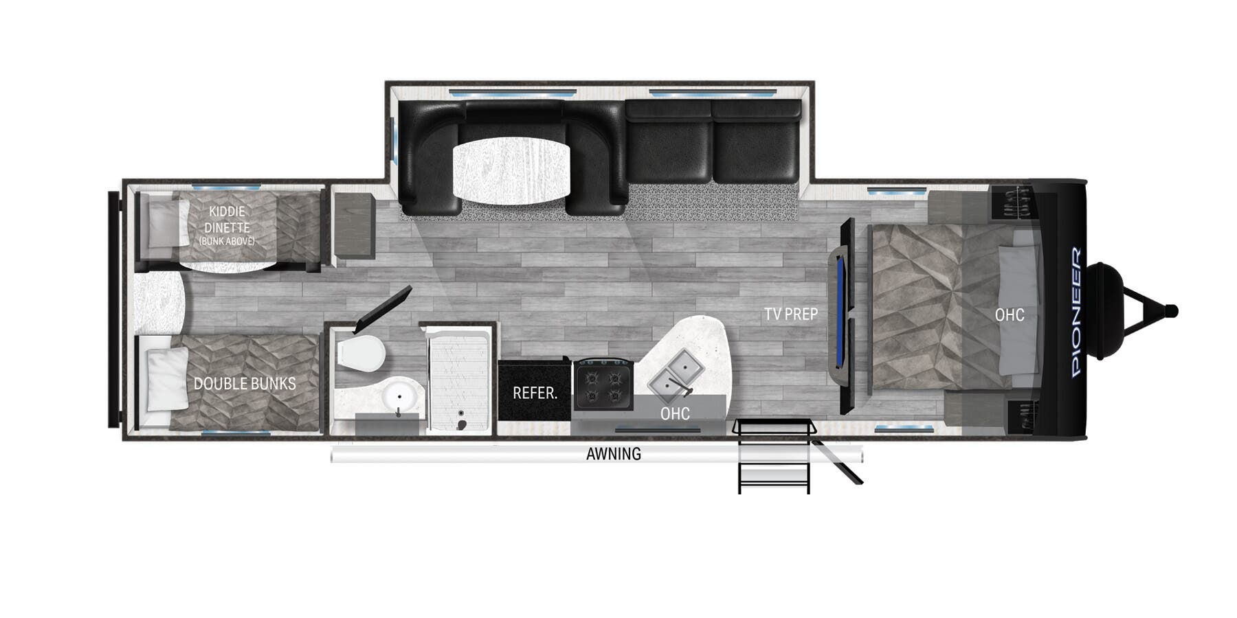 View 2024 Heartland Pioneer QB300 complete specs and manufacturer brochures