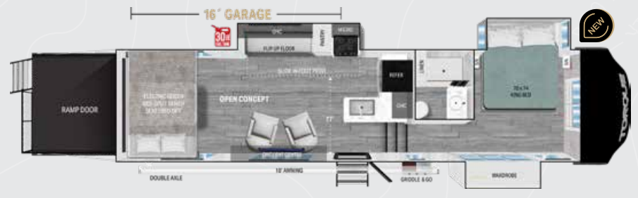 View 2024 Heartland Torque 316 complete specs and manufacturer brochures