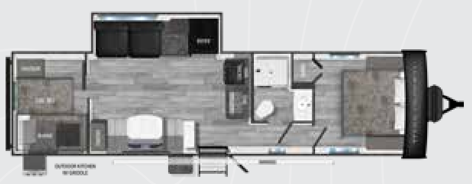 View 2024 Heartland Trail Runner 321BHQB complete specs and manufacturer brochures