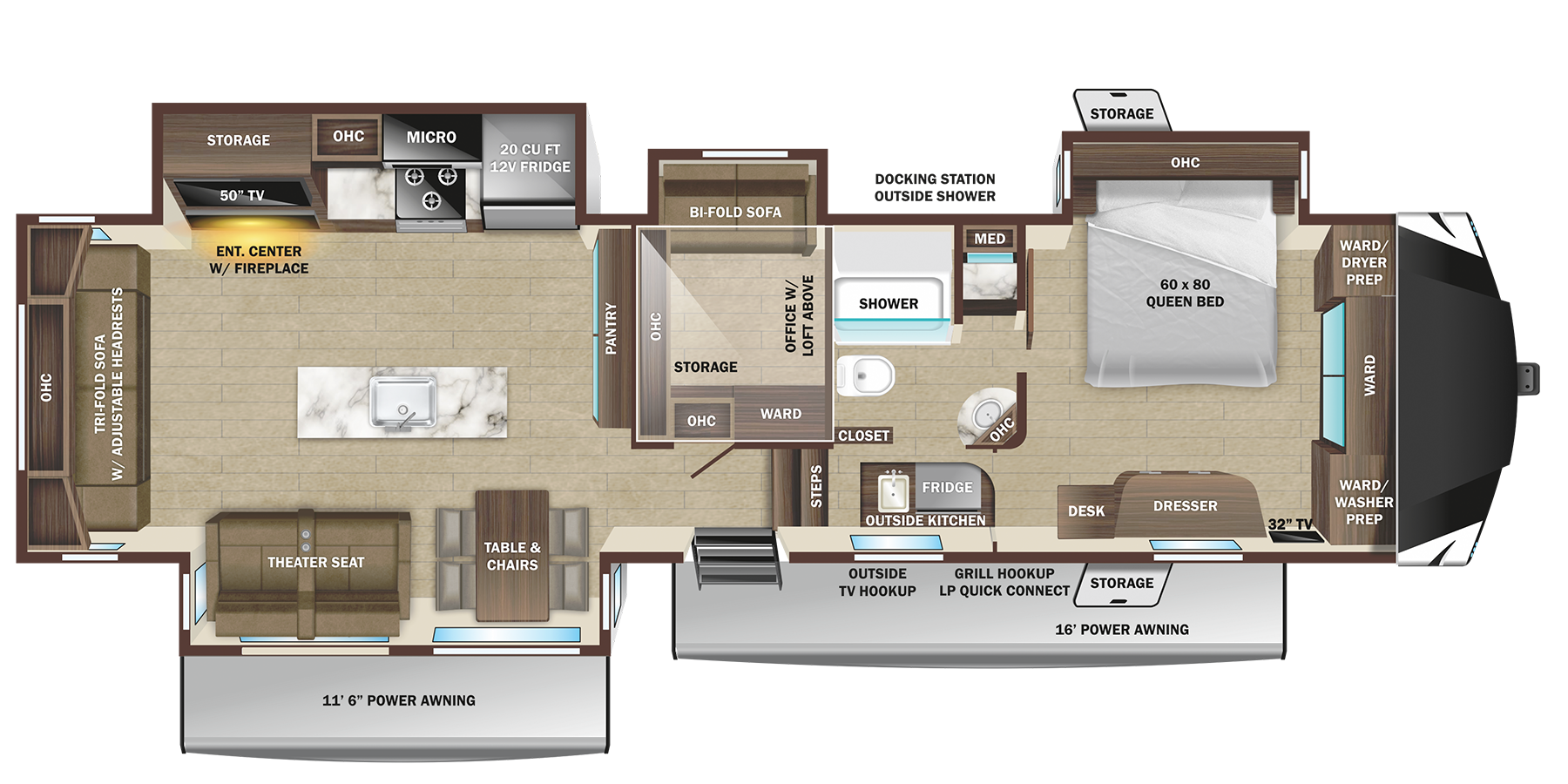 View 2024 Highland Ridge Open Range 371MBH complete specs and manufacturer brochures