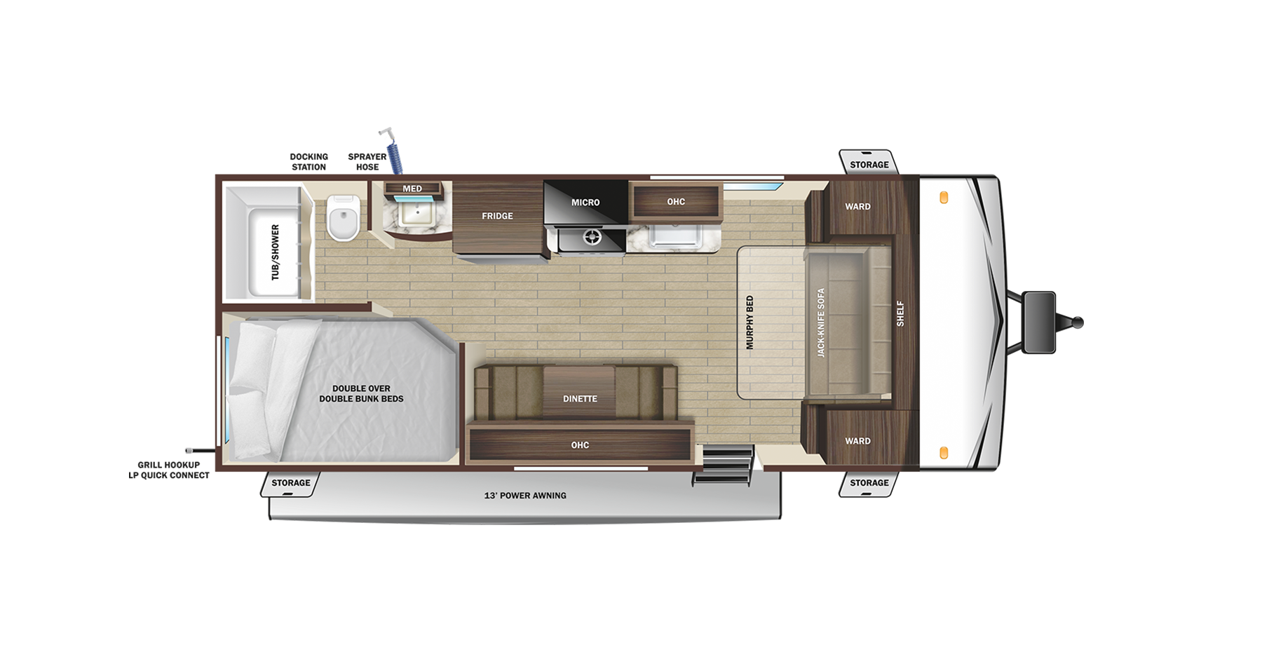 View 2024 Highland Ridge Open Range Conventional 20MB complete specs and manufacturer brochures