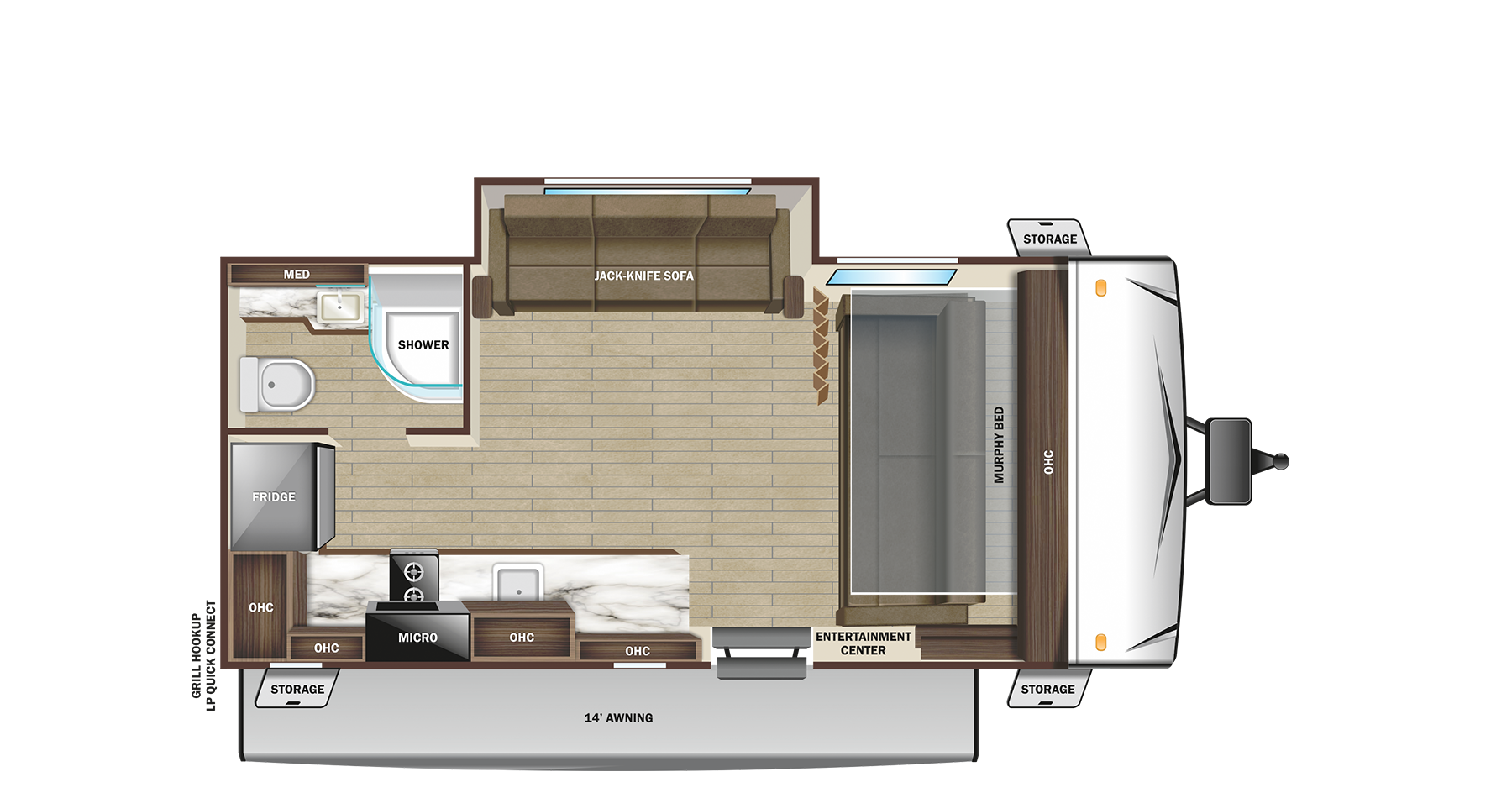 View 2024 Highland Ridge Range Lite Air 17MDS complete specs and manufacturer brochures