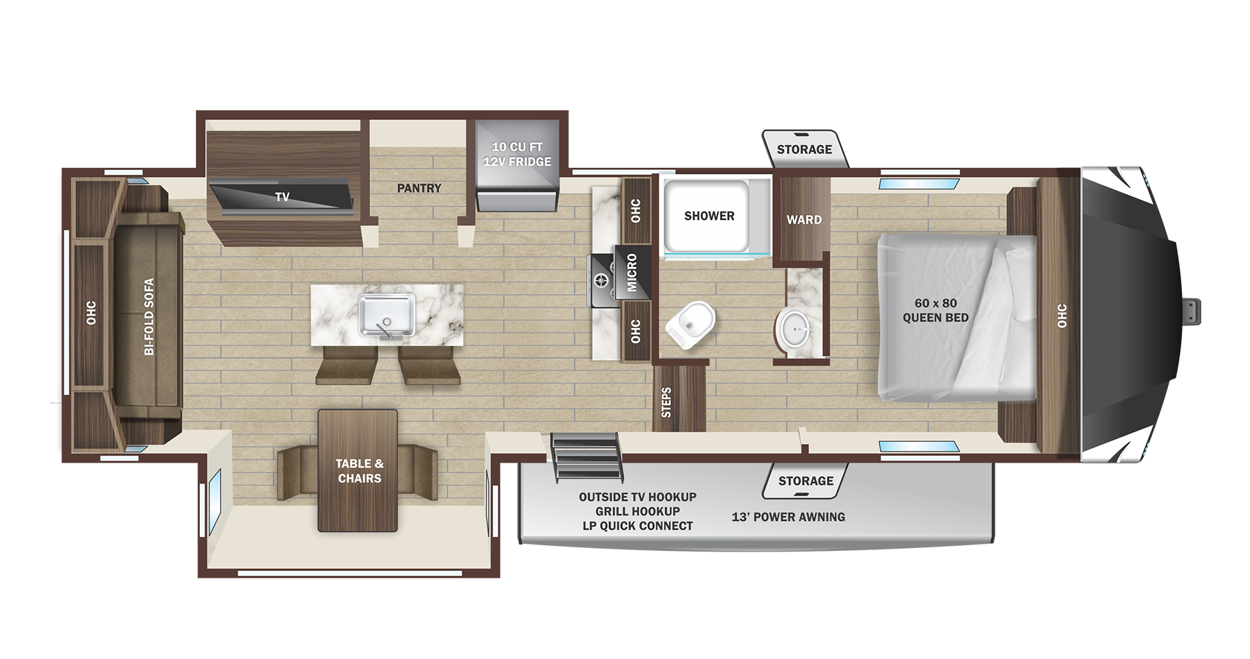 View 2024 Highland Ridge Roamer Light Duty 244RLS complete specs and manufacturer brochures