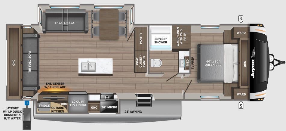 View 2024 Jayco Eagle 280RSOK complete specs and manufacturer brochures
