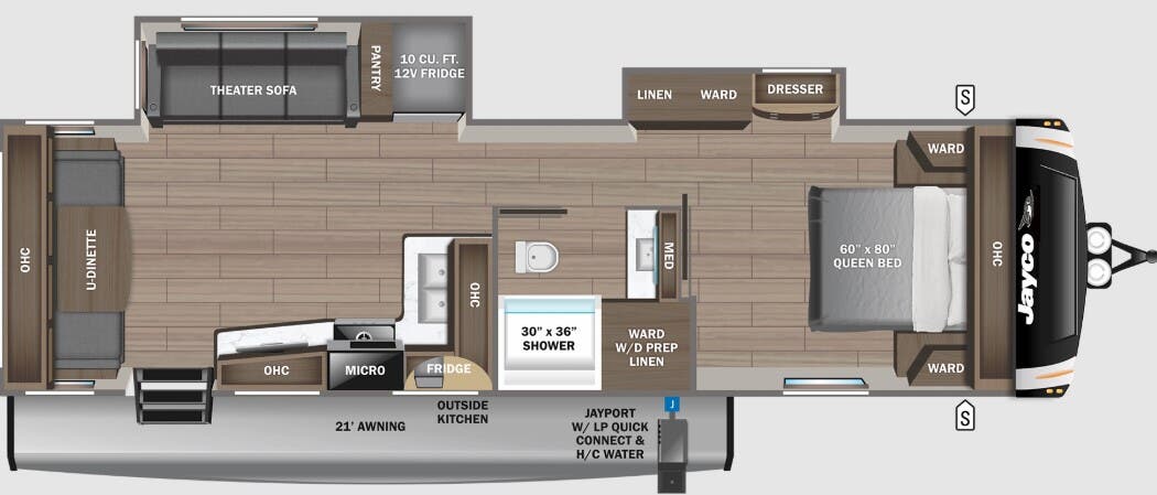 View 2024 Jayco Eagle 295RUCD complete specs and manufacturer brochures