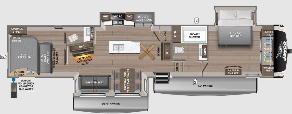 View 2024 Jayco Eagle 360DBOK complete specs and manufacturer brochures