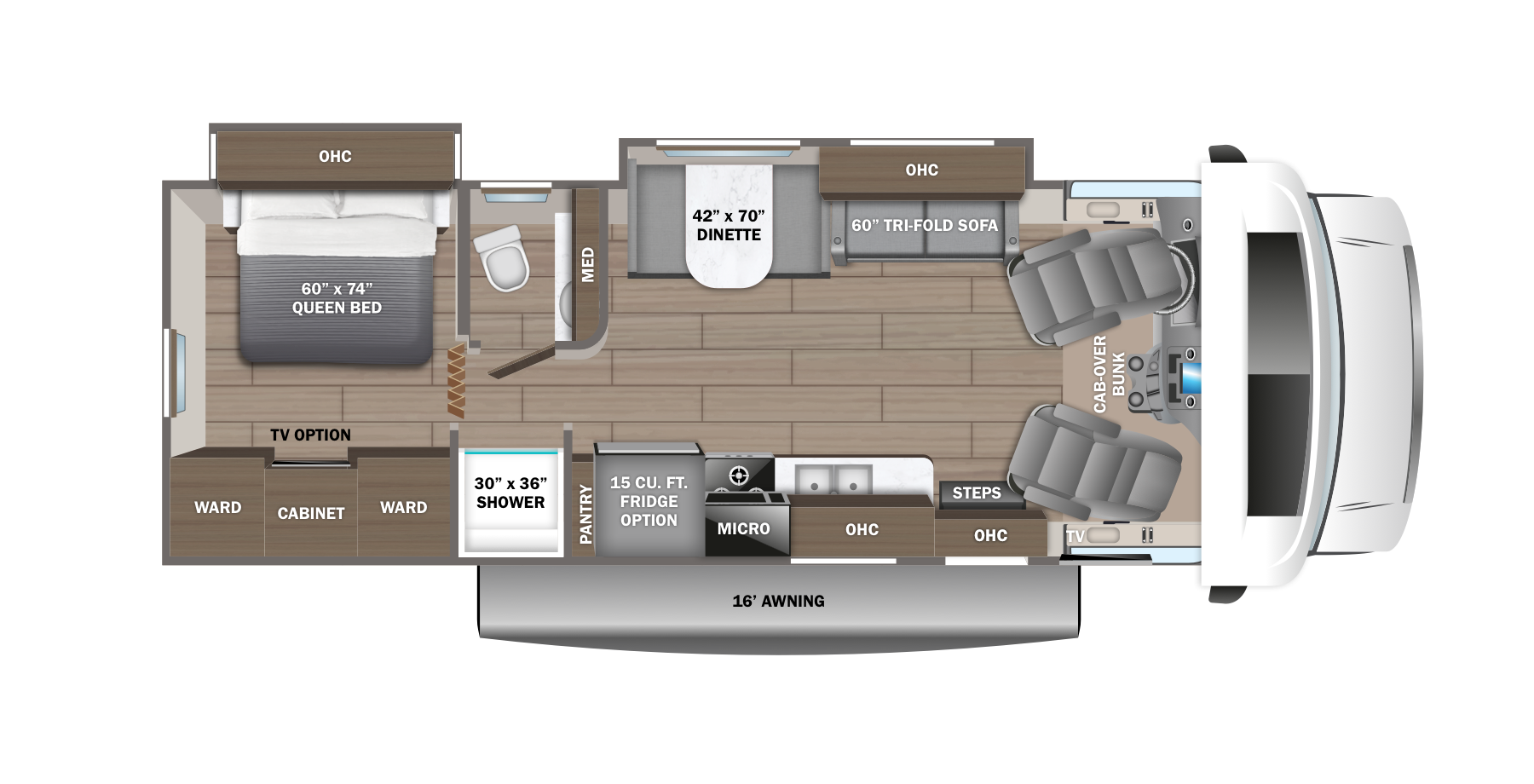 View 2024 Jayco Greyhawk 29MV complete specs and manufacturer brochures