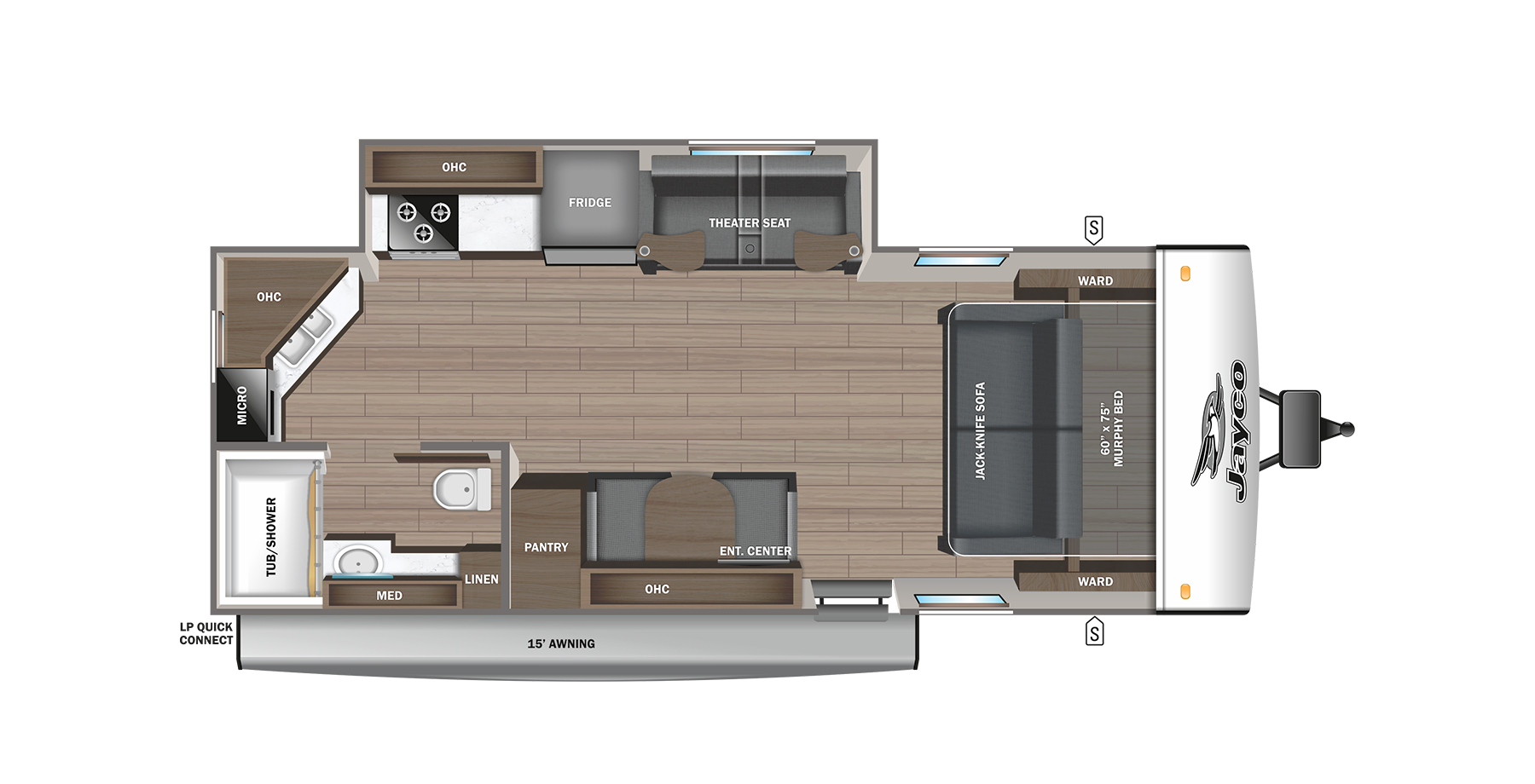 View 2024 Jayco Jay Feather 21MML complete specs and manufacturer brochures
