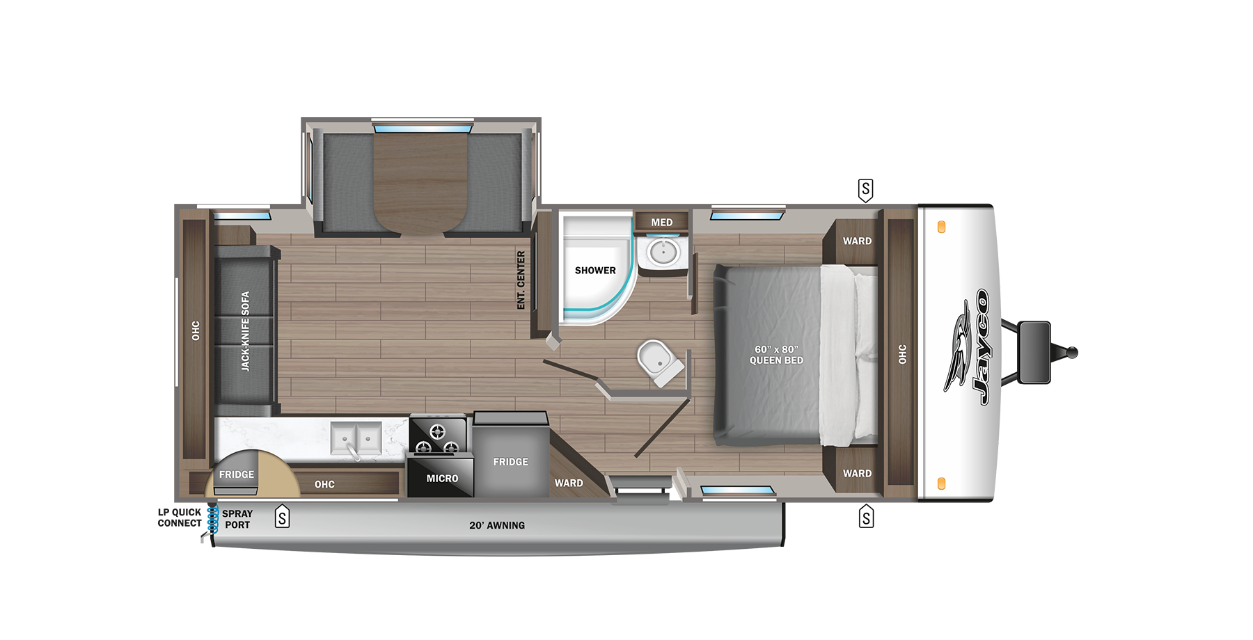View 2024 Jayco Jay Feather 24RL complete specs and manufacturer brochures