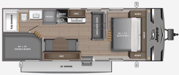 View 2024 Jayco Jay Flight 264BHW complete specs and manufacturer brochures