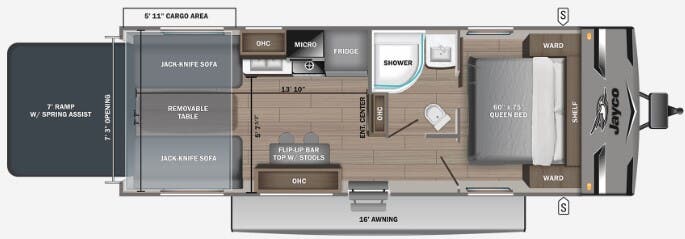 View 2024 Jayco Jay Flight 265THW complete specs and manufacturer brochures