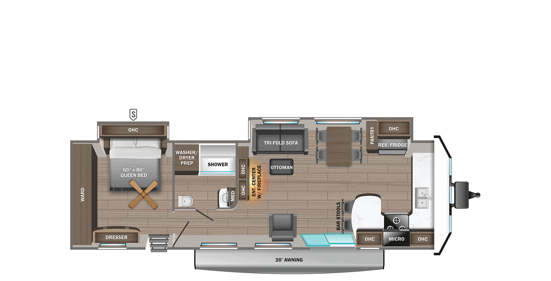 View 2024 Jayco Jay Flight Bungalow 40FKDS complete specs and manufacturer brochures