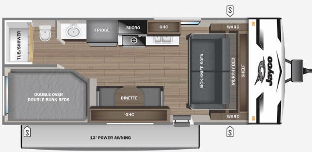 View 2024 Jayco Jay Flight SLX 211MBW complete specs and manufacturer brochures