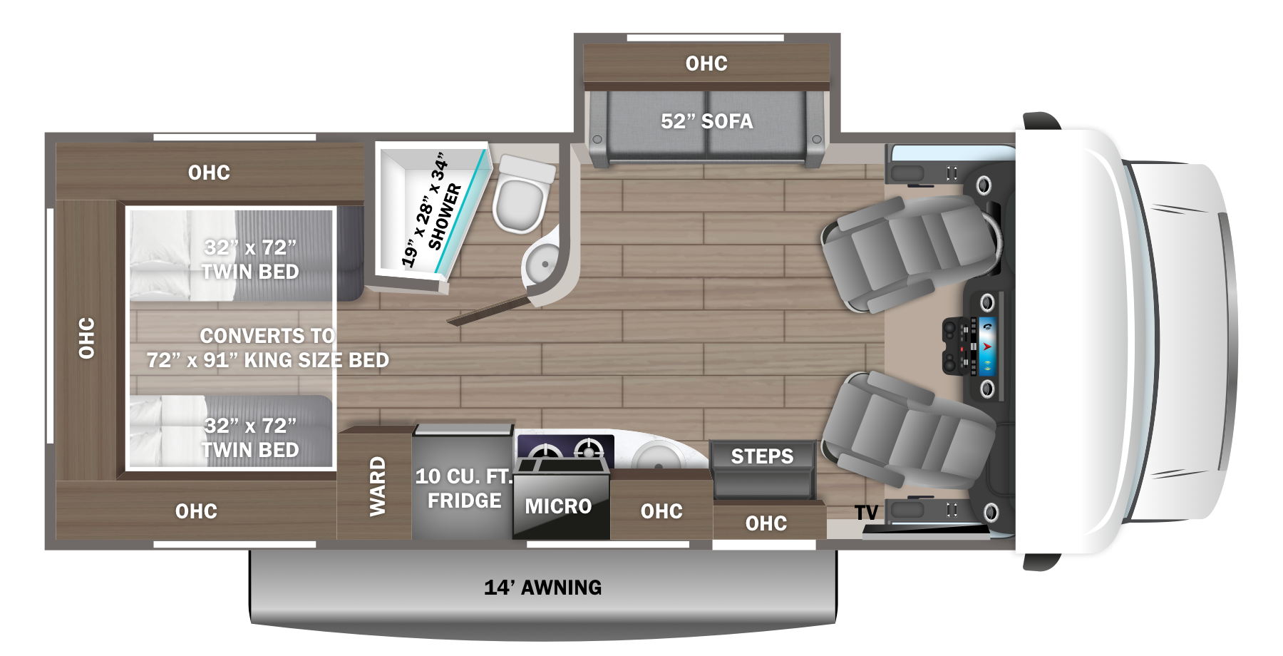 View 2024 Jayco Melbourne 24T complete specs and manufacturer brochures