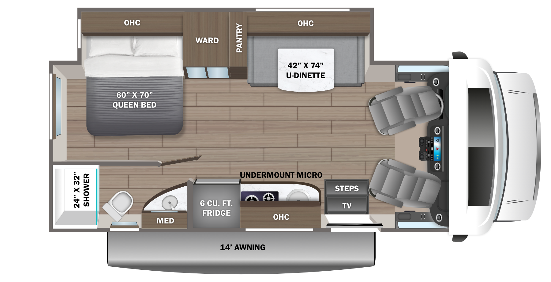 View 2024 Jayco Melbourne Prestige 24LP complete specs and manufacturer brochures
