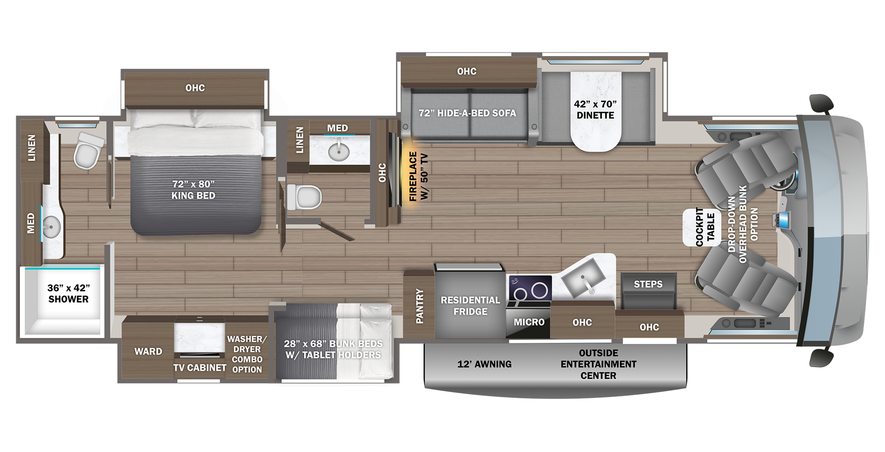 View 2024 Jayco Precept Prestige 36B complete specs and manufacturer brochures
