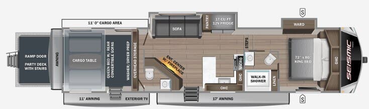 View 2024 Jayco Seismic 359 complete specs and manufacturer brochures