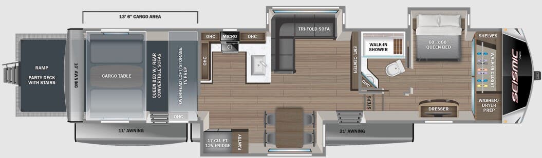 View 2024 Jayco Seismic 399 complete specs and manufacturer brochures