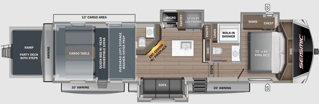 View 2024 Jayco Seismic 403 complete specs and manufacturer brochures