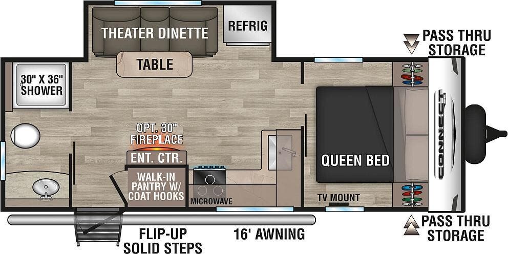 View 2024 K-Z Connect SE C221RBSE complete specs and manufacturer brochures