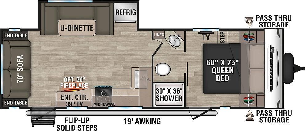 View 2024 K-Z Connect SE C251RLSE complete specs and manufacturer brochures