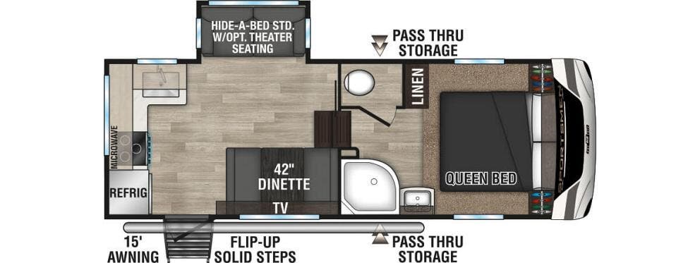 View 2024 K-Z Sportsmen 231RK complete specs and manufacturer brochures