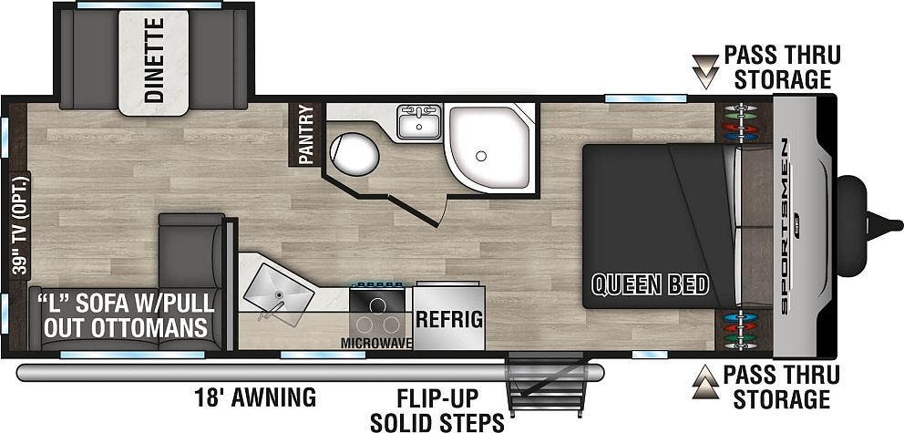View 2024 K-Z Sportsmen SE 221RESE complete specs and manufacturer brochures