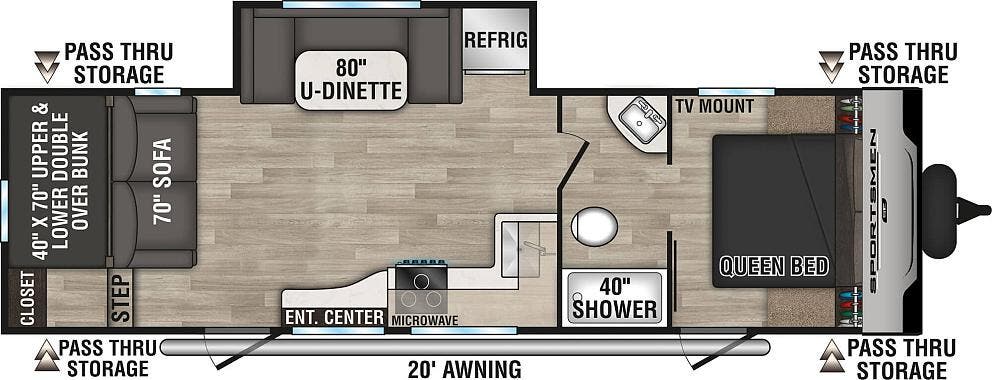 View 2024 K-Z Sportsmen SE 281BHSE complete specs and manufacturer brochures