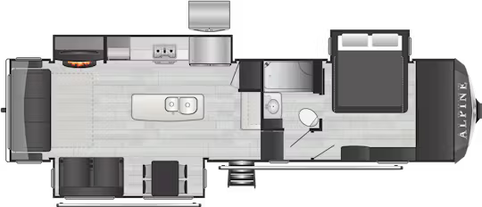 View 2024 Keystone Alpine 3220RL complete specs and manufacturer brochures