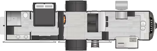 View 2024 Keystone Alpine 3790FK complete specs and manufacturer brochures
