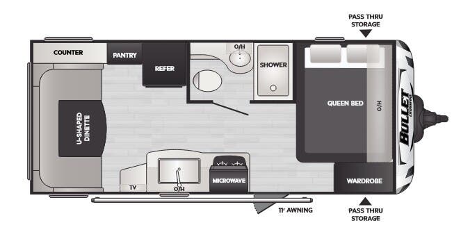 View 2024 Keystone Bullet Classic 1900RD complete specs and manufacturer brochures