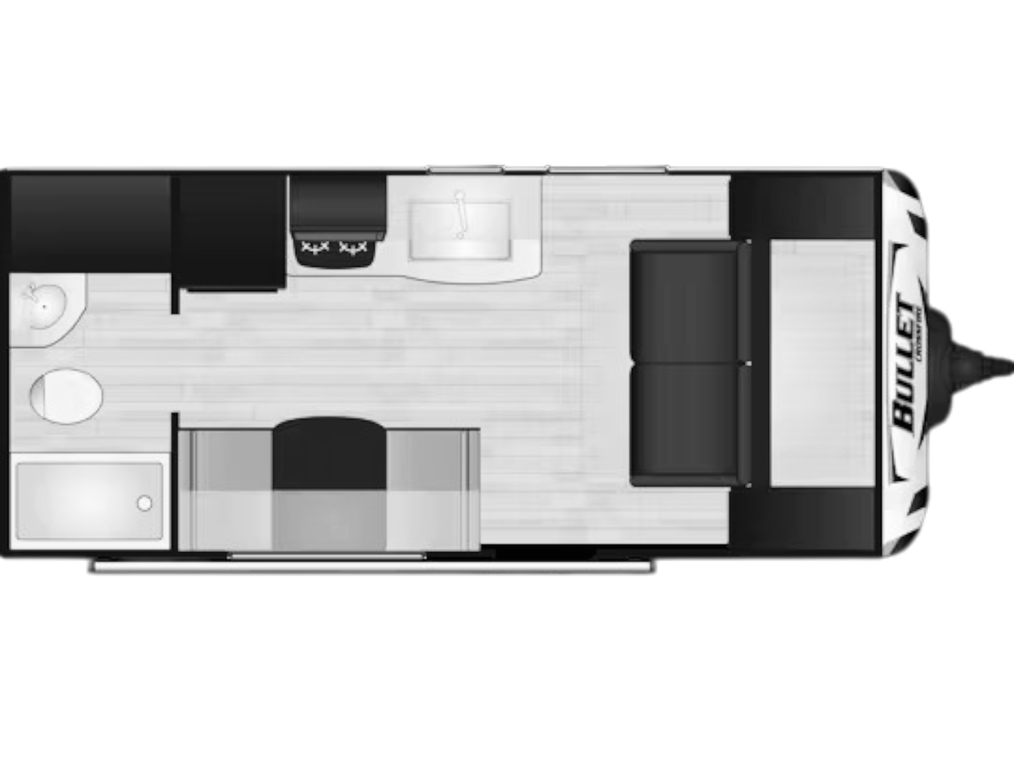 View 2024 Keystone Bullet Crossfire 1800RB complete specs and manufacturer brochures