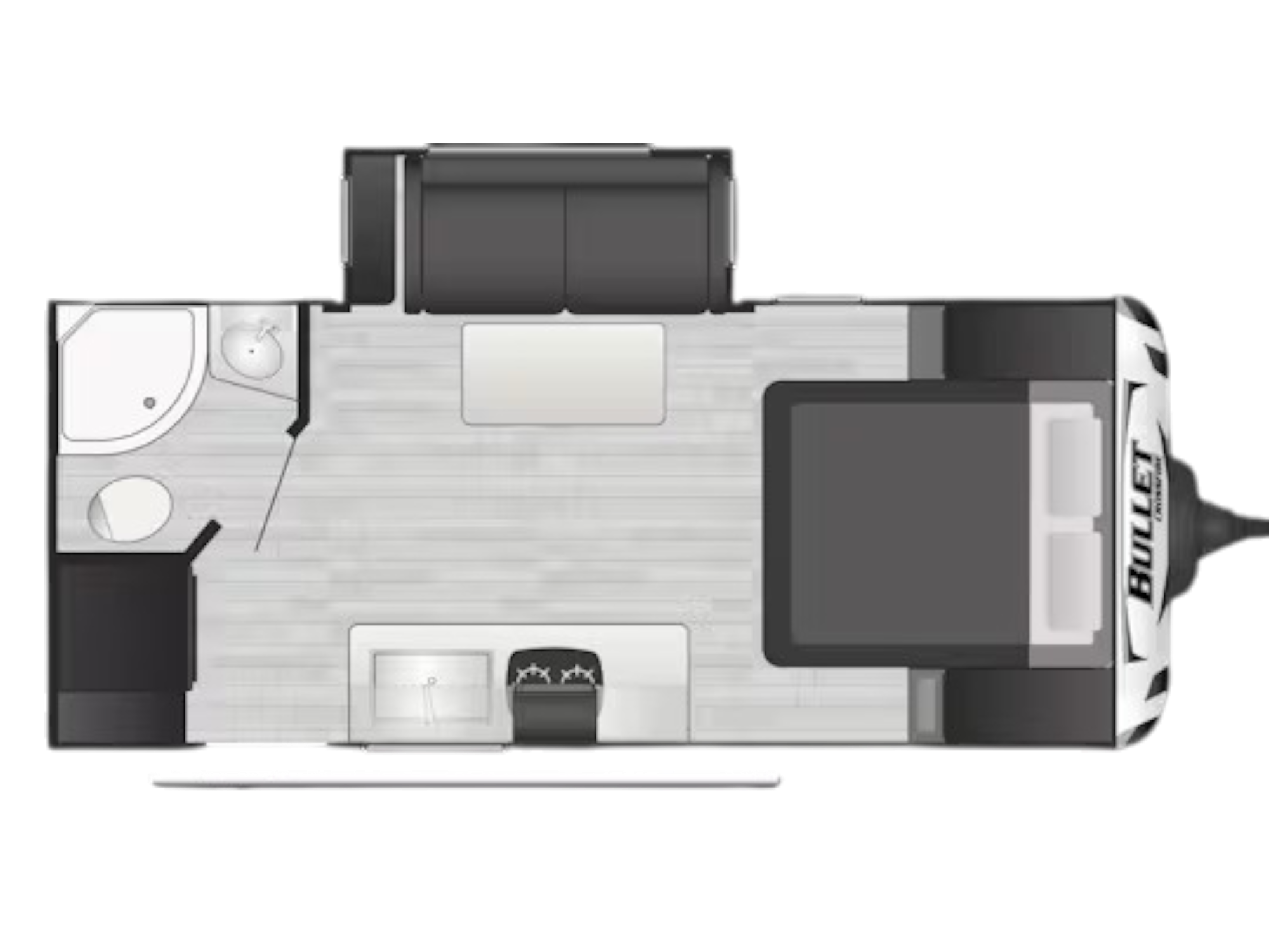 View 2024 Keystone Bullet Crossfire 1850RB complete specs and manufacturer brochures