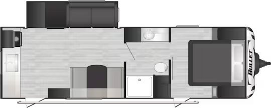 View 2024 Keystone Bullet Crossfire 2500RK complete specs and manufacturer brochures