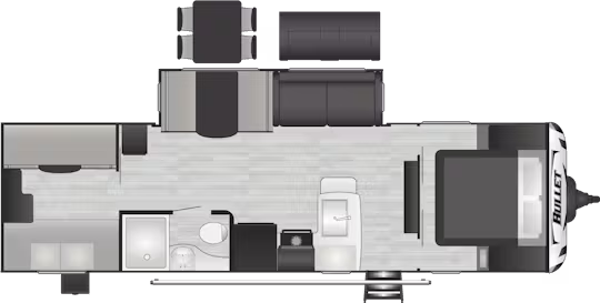 View 2024 Keystone Bullet Premium 287QBS complete specs and manufacturer brochures