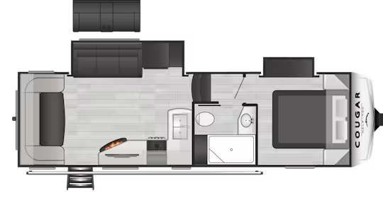 View 2024 Keystone Cougar Half-Ton 24RDS complete specs and manufacturer brochures