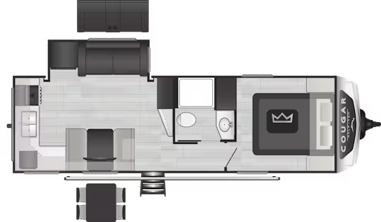 View 2024 Keystone Cougar Half-Ton 25MLEWE complete specs and manufacturer brochures