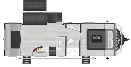View 2024 Keystone Cougar Half-Ton 25RDS complete specs and manufacturer brochures