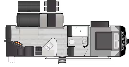 View 2024 Keystone Cougar Half-Ton 25RES complete specs and manufacturer brochures