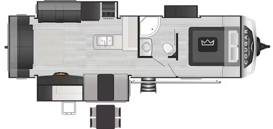 View 2024 Keystone Cougar Half-Ton 29RLKWE complete specs and manufacturer brochures