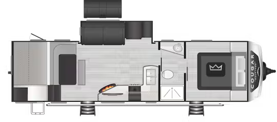 View 2024 Keystone Cougar Half-Ton 30BHS complete specs and manufacturer brochures